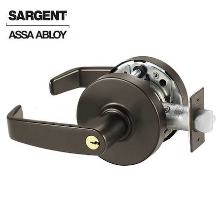 10 Line Series Cylindrical Lock Mechanical Storeroom Or Closet L Trim L Rose Strike Lip Length 1-1/4